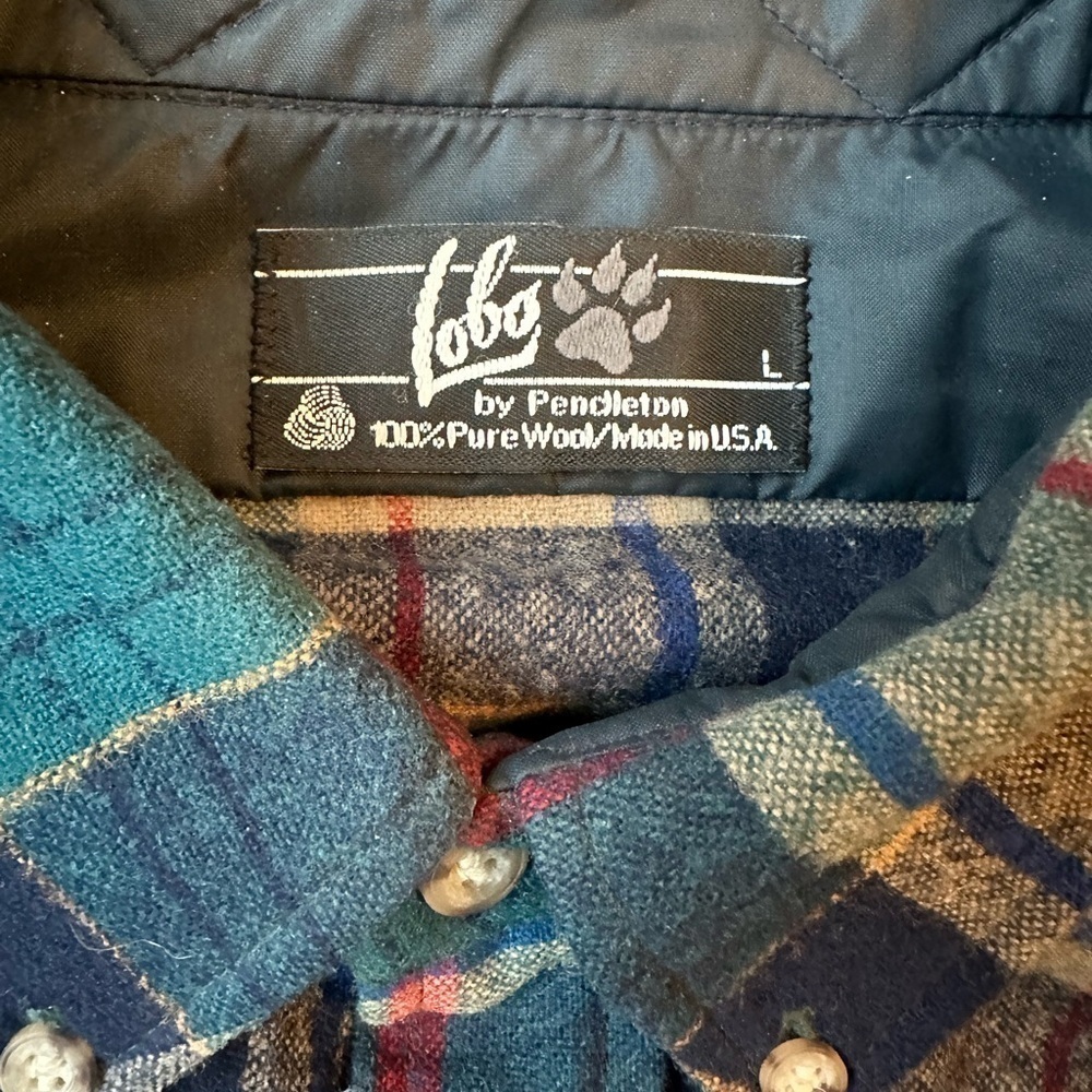 Plaid button up - Picture 2 of 2